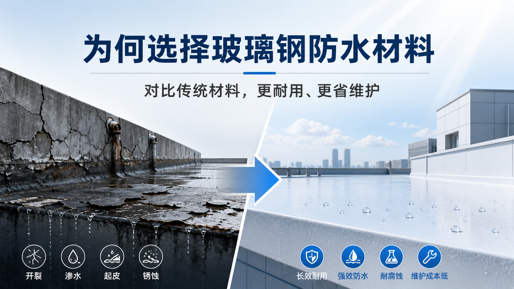 在韶关，为何选择玻璃钢防水材料而非传统材料
